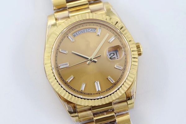 with original box mens watch 41mm 18k gold president male diamonds watches gold dial watch men stainless bezel automatic wristwatch, Slivery;brown
with original box mens watch 41mm 18k gold president male diamonds watches gold dial watch men stainless bezel automatic wristwatch, Slivery;brown