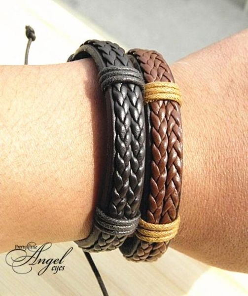 double genuine leather wrap braided bracelets wide punk bangle hemp wristband fashion men women handmade new whole 12pcs1811739, Golden;silver
double genuine leather wrap braided bracelets wide punk bangle hemp wristband fashion men women handmade new whole 12pcs1811739, Golden;silver