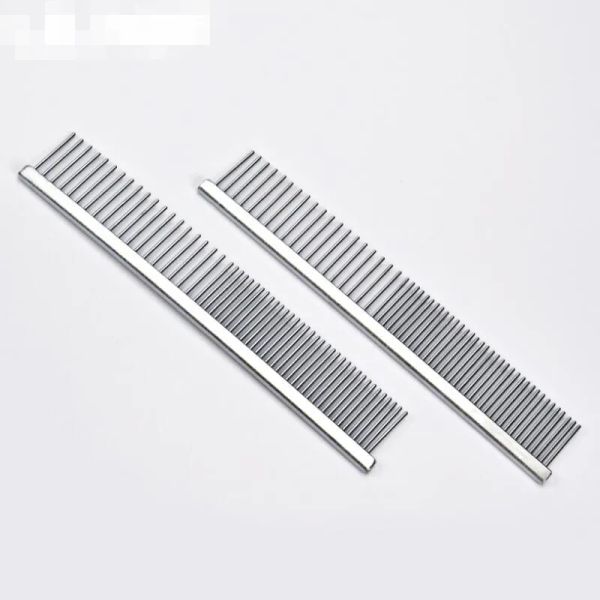 stainless steel pet trimmer combs puppy cat cleaning brush pet shedding grooming asymmetric dog long hair comb, Silver
stainless steel pet trimmer combs puppy cat cleaning brush pet shedding grooming asymmetric dog long hair comb, Silver