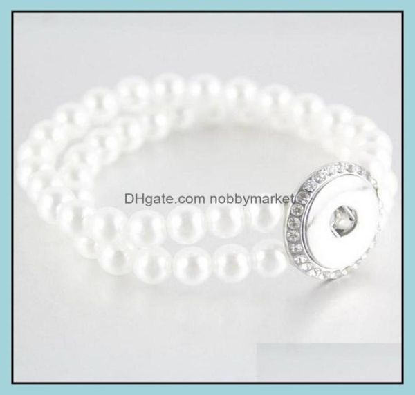 charm bracelets jewelry 18mm noosa pearl bead bracelet double layer snap buttons bangle for women lady girls gifts whole chris8306355, Golden;silver
charm bracelets jewelry 18mm noosa pearl bead bracelet double layer snap buttons bangle for women lady girls gifts whole chris8306355, Golden;silver