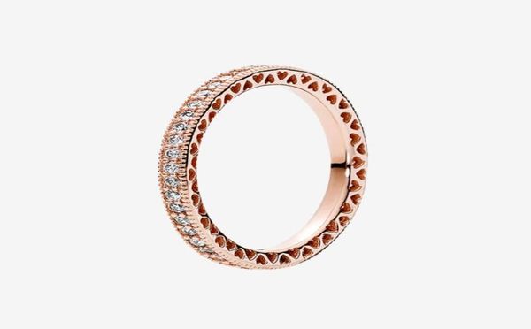 rose gold plated sparkle hearts ring engagement jewelry for women with original gift box for pandora real 925 silver rings set4974746, Slivery;golden
rose gold plated sparkle hearts ring engagement jewelry for women with original gift box for pandora real 925 silver rings set4974746, Slivery;golden