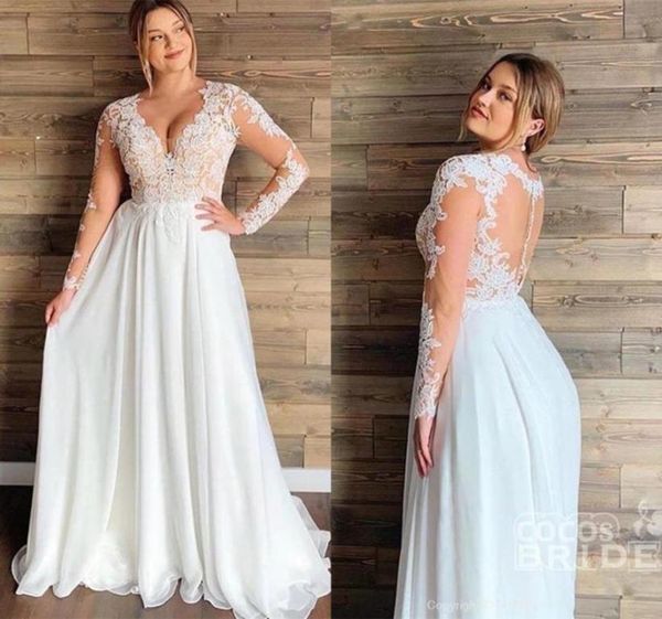 plus size special occasion dresses sheer long sleeve lace appliques v neck chiffon long summer beach boho bridal gowns evening pro8609294, Black
plus size special occasion dresses sheer long sleeve lace appliques v neck chiffon long summer beach boho bridal gowns evening pro8609294, Black