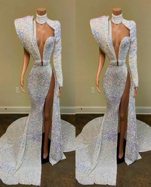 2021 plus size arabic aso ebi stylish mermaid sequined prom dresses high split evening formal party second reception gowns dr8875178, Black
2021 plus size arabic aso ebi stylish mermaid sequined prom dresses high split evening formal party second reception gowns dr8875178, Black