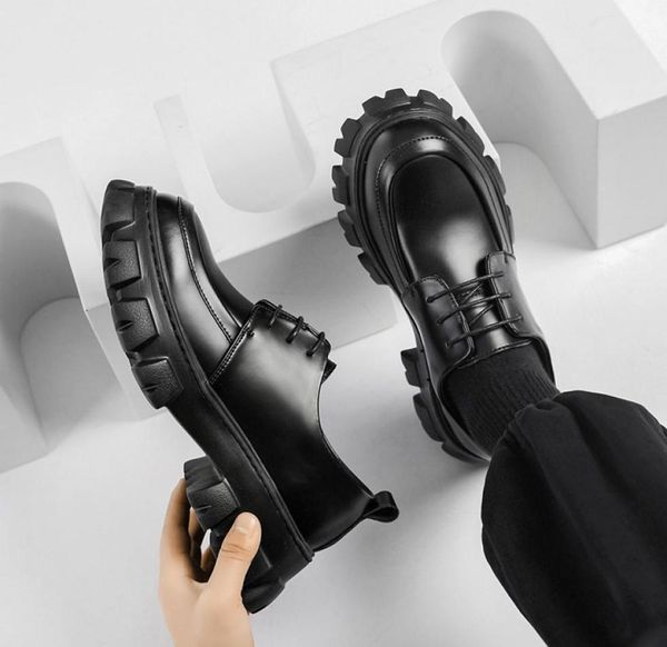 male leather shoes men chunky platform retro work spring autumn derby low man casual flats 2208083261223, Black
male leather shoes men chunky platform retro work spring autumn derby low man casual flats 2208083261223, Black