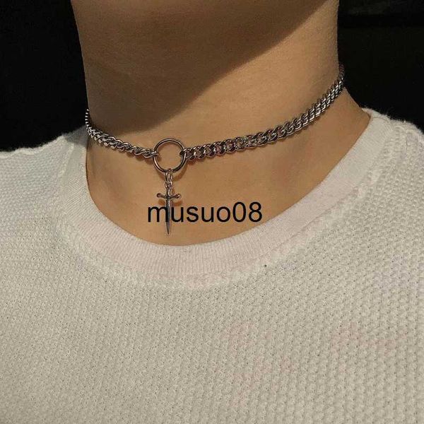 pendant necklaces goth choker ring dagger necklace cosplay grunge gothic punk classical dark girl gift jewelry alternative minimalist collar, Silver
pendant necklaces goth choker ring dagger necklace cosplay grunge gothic punk classical dark girl gift jewelry alternative minimalist collar, Silver