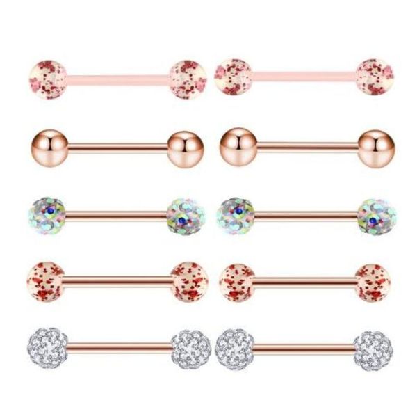10pcsset gold rose tongue rings stainless steel acrylic earrings barbells body tragus piercing jewelry nipple ring8744830, Silver
10pcsset gold rose tongue rings stainless steel acrylic earrings barbells body tragus piercing jewelry nipple ring8744830, Silver