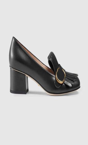 women high heels platform pump with fringe marmont shoes vintage woman dress single shoes pumps double tone hardware 25 and 5cm h5220854, Black 
women high heels platform pump with fringe marmont shoes vintage woman dress single shoes pumps double tone hardware 25 and 5cm h5220854, Black