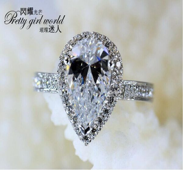 choucong stunning pear cut diamond 925 sterling silver engagement wedding ring sz 511 gift8850758, Slivery;golden
choucong stunning pear cut diamond 925 sterling silver engagement wedding ring sz 511 gift8850758, Slivery;golden
