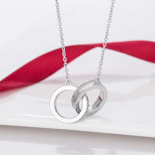internet celebrity tiffayffay double ring necklace 1837 light luxury simple 925 silver fashion temperament pendant love female clavicle chai, Black
internet celebrity tiffayffay double ring necklace 1837 light luxury simple 925 silver fashion temperament pendant love female clavicle chai, Black