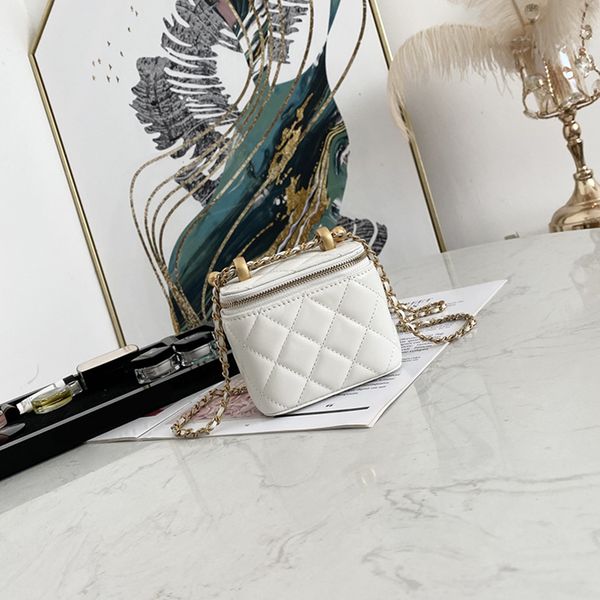 10a cosmetic bag designer chain bag 10cm genuine leather crossbody bag lady shoulder bag with box c309
10a cosmetic bag designer chain bag 10cm genuine leather crossbody bag lady shoulder bag with box c309