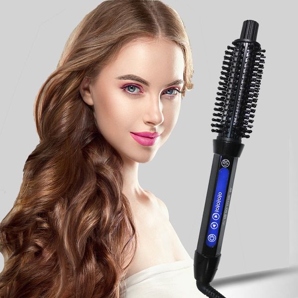 Irons RUCHA Professional Curg Iron 2 In 1 Electric Brush PTC Fast Heating Combs For Women Hair Curlers Roller 18-32cm Comb te 230531, Black
Irons RUCHA Professional Curg Iron 2 In 1 Electric Brush PTC Fast Heating Combs For Women Hair Curlers Roller 18-32cm Comb te 230531, Black