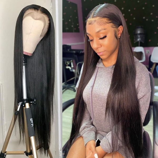 13x4 13x6 hd transparent lace frontal wig 30 32 inch straight lace front wig 4x4 closure wig 360 human hair lace, Black;brown
13x4 13x6 hd transparent lace frontal wig 30 32 inch straight lace front wig 4x4 closure wig 360 human hair lace, Black;brown