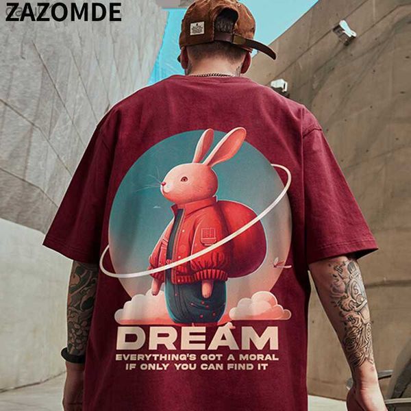 zazomde summer fashion high street t-shirt men loose cartoon rabbit printing men's oversized t-shirt daily couple l230520, White;black
zazomde summer fashion high street t-shirt men loose cartoon rabbit printing men's oversized t-shirt daily couple l230520, White;black