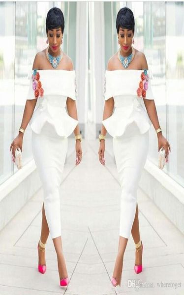 tea length cocktail dresses 2019 peplum sheath arabic bateau neck handmade flowers side slit short party dresses prom formal3114201, Black
tea length cocktail dresses 2019 peplum sheath arabic bateau neck handmade flowers side slit short party dresses prom formal3114201, Black