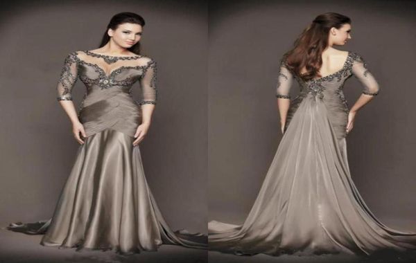 designer grey mermaid mother of the bride dresses 34 long sleeve lace appliqued beads pleats wedding guest dresses1453307, Black;red
designer grey mermaid mother of the bride dresses 34 long sleeve lace appliqued beads pleats wedding guest dresses1453307, Black;red
