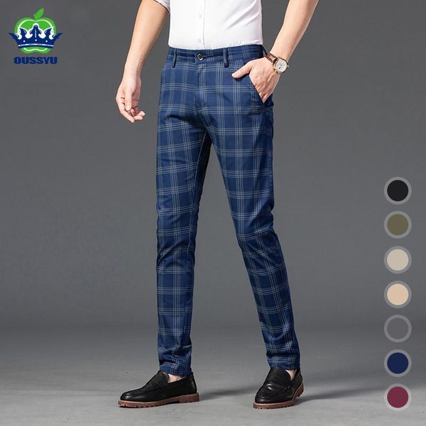 pants oussyu brand men's plaid pants casual elastic long trousers cotton blue skinny business work pant for male classic clothing, Black
pants oussyu brand men's plaid pants casual elastic long trousers cotton blue skinny business work pant for male classic clothing, Black