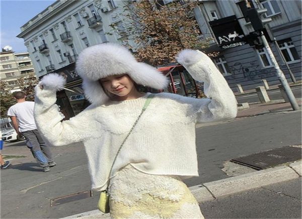 womens real fox fur hat russian ushanka winter aviator trapper bomber ski earmuffs cap5662809, Blue;gray
womens real fox fur hat russian ushanka winter aviator trapper bomber ski earmuffs cap5662809, Blue;gray