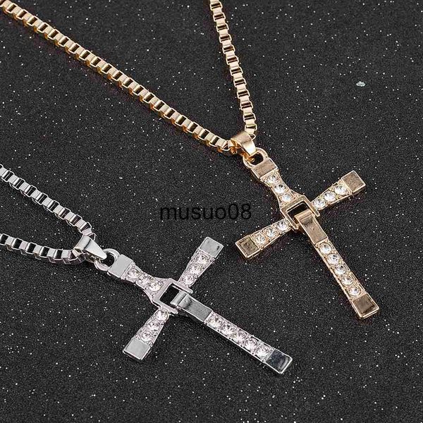pendant necklaces fast and furious movies actor dominic toretto rhinestone cross crystal pendant chain necklace men jewelry j230601, Silver
pendant necklaces fast and furious movies actor dominic toretto rhinestone cross crystal pendant chain necklace men jewelry j230601, Silver