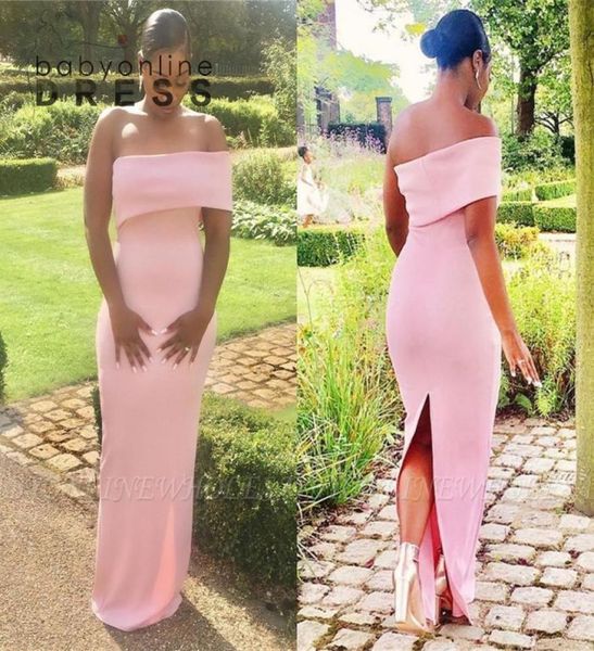country garden wedding guest pink bridesmaid dresses elegant one shoulder sheath with back slit long african girls maid of honor g1724146, White;pink
country garden wedding guest pink bridesmaid dresses elegant one shoulder sheath with back slit long african girls maid of honor g1724146, White;pink