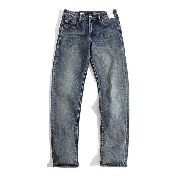 2023 autumn/winter new jeans for men's designer nostalgia retro slim fit small feet thick style trendy brand, Blue
2023 autumn/winter new jeans for men's designer nostalgia retro slim fit small feet thick style trendy brand, Blue