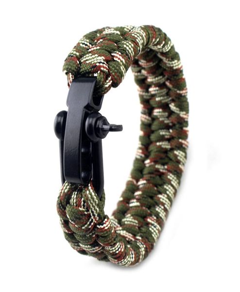outdoor camping survival cuff bracelet men climbing sport parachute cord adjustable stainless steel buckle friendship bracelets ma4726307, White
outdoor camping survival cuff bracelet men climbing sport parachute cord adjustable stainless steel buckle friendship bracelets ma4726307, White