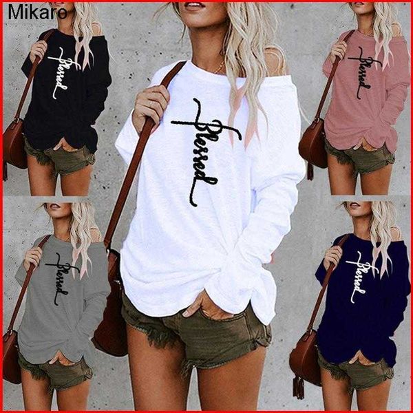 mikaro off shoulder t shirt letters printed women fashion casual autumn o neck long sleeved loose t-shirt plus size cotton pullers women�, White
mikaro off shoulder t shirt letters printed women fashion casual autumn o neck long sleeved loose t-shirt plus size cotton pullers women�, White