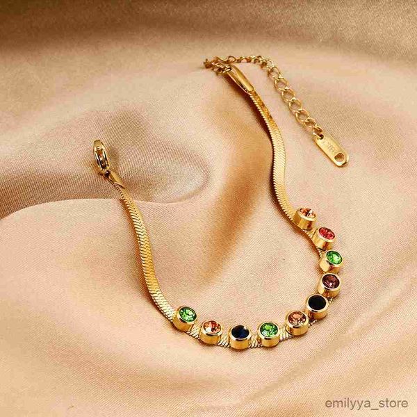 charm bracelets new crystal stainless steel bracelets for women flat snake chain charm bracelets bangles jewelry party, Golden;silver
charm bracelets new crystal stainless steel bracelets for women flat snake chain charm bracelets bangles jewelry party, Golden;silver