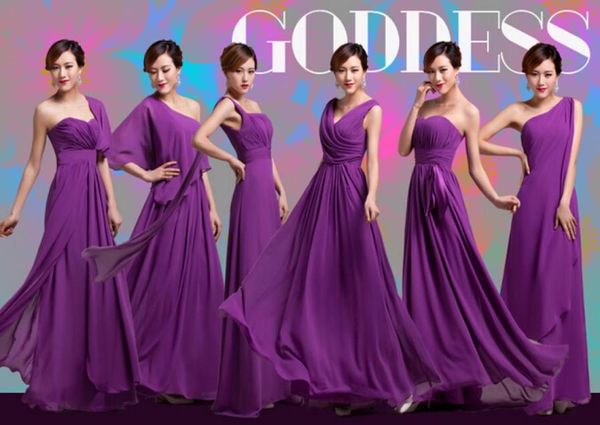 2019 purple bridesmaids dresses 6 styles tight pleats elegant ruffles chiffon long designer plus size floorlength bridesmaid part1323253, White;pink
2019 purple bridesmaids dresses 6 styles tight pleats elegant ruffles chiffon long designer plus size floorlength bridesmaid part1323253, White;pink