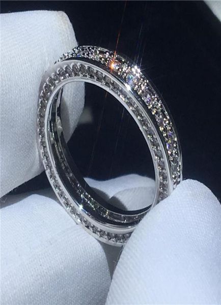 choucong fashion circle ring white gold filled 3 rows diamond engagement wedding band rings for women bridal finger jewelry7405046, Slivery;golden
choucong fashion circle ring white gold filled 3 rows diamond engagement wedding band rings for women bridal finger jewelry7405046, Slivery;golden