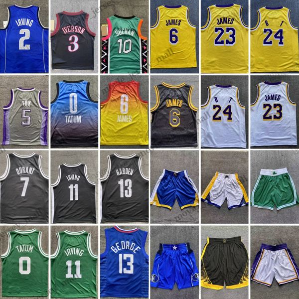 youth printed basketball jersey shorts all-team iverson curry thompson wiggins james davis tatum brown irving doncic butler wade mcgrady car, Black;red
youth printed basketball jersey shorts all-team iverson curry thompson wiggins james davis tatum brown irving doncic butler wade mcgrady car, Black;red