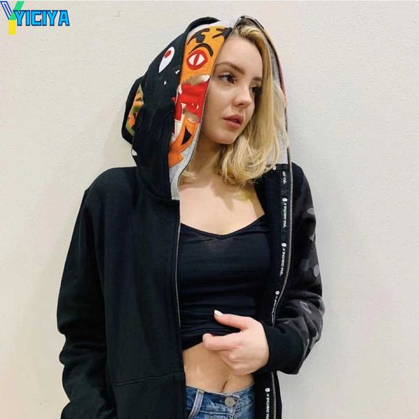 yiciya shark hoodies designer hoodie men jumper sweatshirt streetwear felpa sweater womens pure cotton double hat series designer zipper jac, Black
yiciya shark hoodies designer hoodie men jumper sweatshirt streetwear felpa sweater womens pure cotton double hat series designer zipper jac, Black