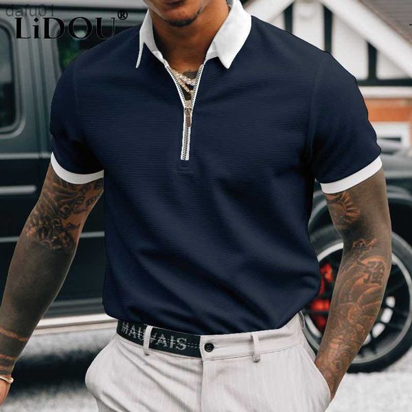 summer solid color casual gentmen polo shirt short sleeve loose business t-shirts man zipper all match male fashion clothes l230520, White;black
summer solid color casual gentmen polo shirt short sleeve loose business t-shirts man zipper all match male fashion clothes l230520, White;black