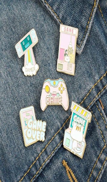 game over enamel brooches pin for women girl fashion jewelry accessories metal vintage brooches pins badge whole gift6438408, Gray
game over enamel brooches pin for women girl fashion jewelry accessories metal vintage brooches pins badge whole gift6438408, Gray