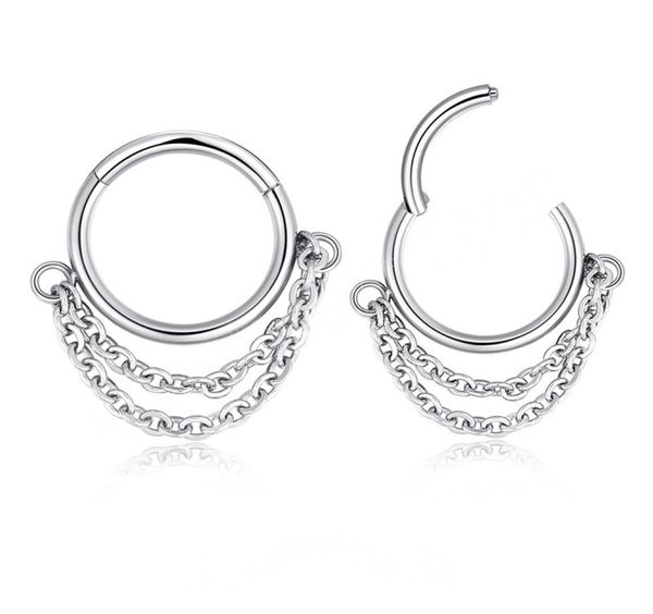 nose piercing ring hinged segment clicker septum hoop surgical steel nariz ear cartilage earring tragus body jewelry6082065, Silver
nose piercing ring hinged segment clicker septum hoop surgical steel nariz ear cartilage earring tragus body jewelry6082065, Silver