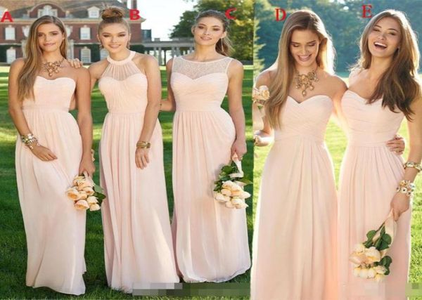pink navy long bridesmaid dresses 2020 mixed neckline flow chiffon summer blush bridesmaid formal prom dresses with ruffles hy1712882912, White;pink
pink navy long bridesmaid dresses 2020 mixed neckline flow chiffon summer blush bridesmaid formal prom dresses with ruffles hy1712882912, White;pink