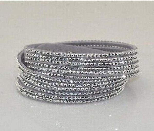 fashion rhinestone slake leather wrap bracelet handmade velvet crystal women bracelets 12pcslot 1510619, Golden;silver
fashion rhinestone slake leather wrap bracelet handmade velvet crystal women bracelets 12pcslot 1510619, Golden;silver