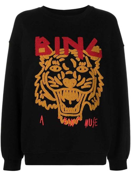 ab new women classic sweatshirt embroidery lining fleece round aninee neck sweater fashion bings pullover hoodie, Black
ab new women classic sweatshirt embroidery lining fleece round aninee neck sweater fashion bings pullover hoodie, Black