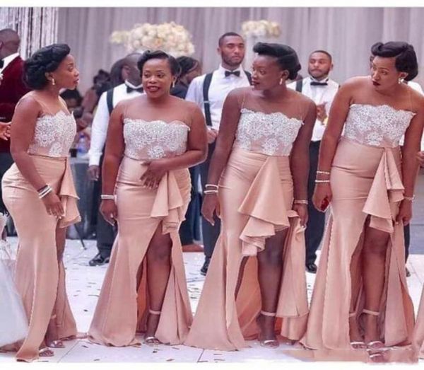 hilo sheer neck long bridesmaid dress white lace applique mermaid wedding guest dresses side split peplum floorlength formal7905097, White;pink
hilo sheer neck long bridesmaid dress white lace applique mermaid wedding guest dresses side split peplum floorlength formal7905097, White;pink