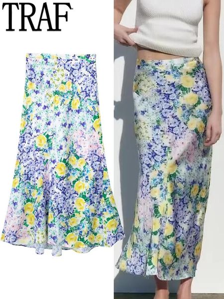 dresses traf floral skirt woman summer midi satin skirt women high waist long skirts for women fashion 2023 elegant women's skirts, Black;gray
dresses traf floral skirt woman summer midi satin skirt women high waist long skirts for women fashion 2023 elegant women's skirts, Black;gray