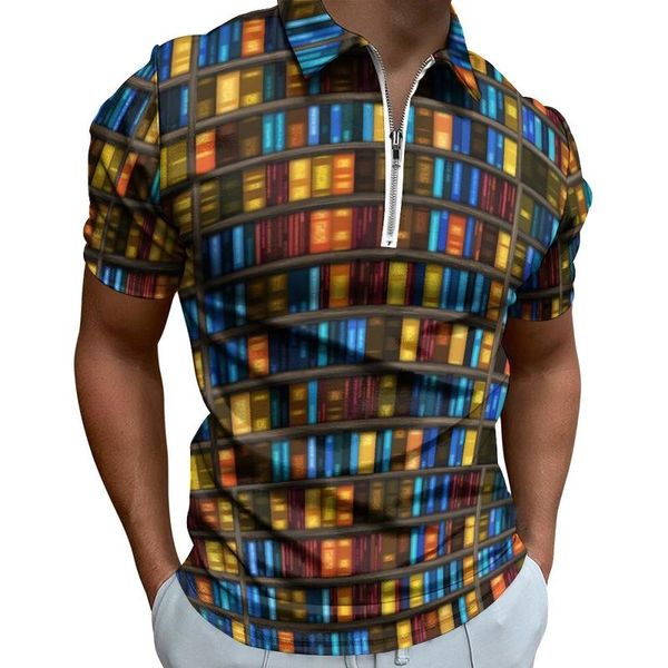 men's polos books library polo shirts bookshelf print casual shirt summer streetwear mens short sleeve turn-down collar design t-shirts, White;black
men's polos books library polo shirts bookshelf print casual shirt summer streetwear mens short sleeve turn-down collar design t-shirts, White;black