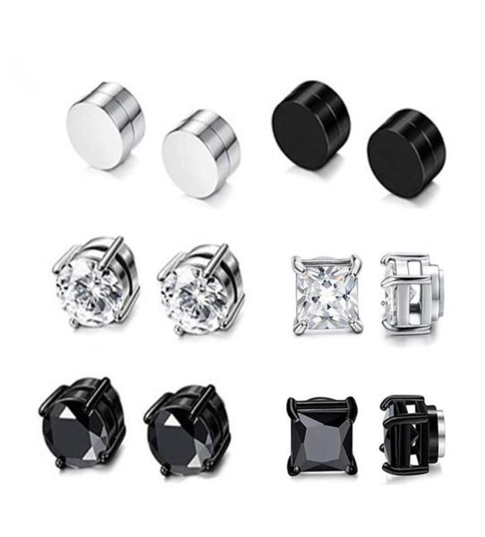hip hop non piercing zircon ear clip stainless steel earrings new style magnetic earrings jewelry set whole5532624, Silver
hip hop non piercing zircon ear clip stainless steel earrings new style magnetic earrings jewelry set whole5532624, Silver