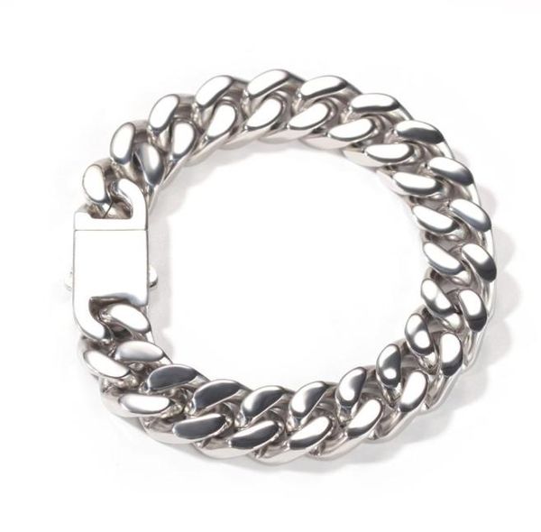 gold cuban link chain bracelet fashion stainless steel hip hop jewelry mens silver bracelets5640560, Black
gold cuban link chain bracelet fashion stainless steel hip hop jewelry mens silver bracelets5640560, Black