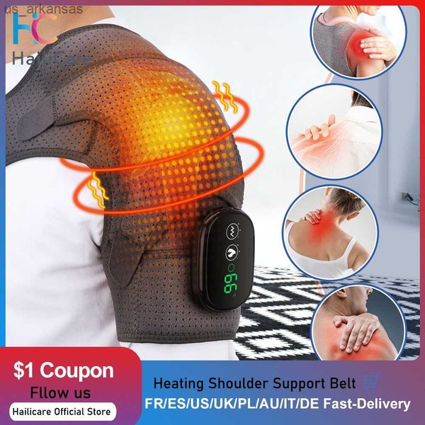 electric heating shoulder massager brace joint vibration arthritis pain relief led smart controller adjustable support belt l230523
electric heating shoulder massager brace joint vibration arthritis pain relief led smart controller adjustable support belt l230523