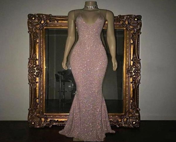 glittering pink sequined evening dresses spaghetti straps v neck backless prom party gown mermaid sweep train women second re8592961, Black;red
glittering pink sequined evening dresses spaghetti straps v neck backless prom party gown mermaid sweep train women second re8592961, Black;red