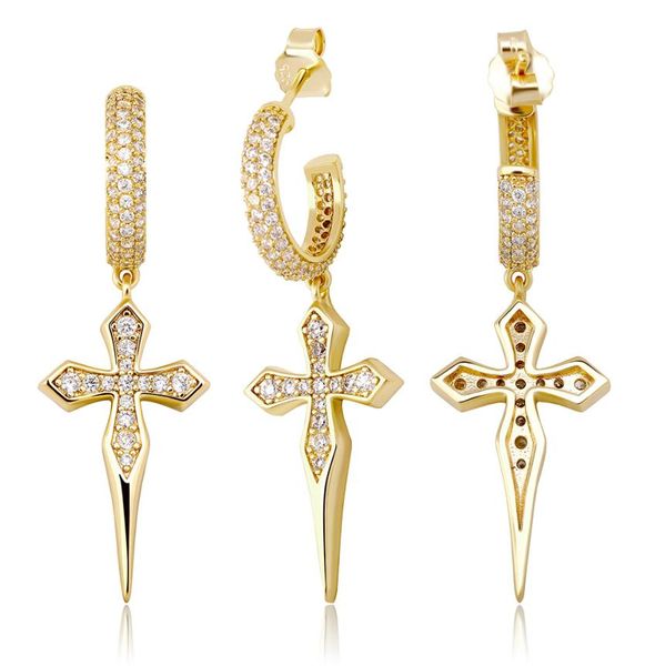 new fashion charm cross dangle earrings iced out cubic zirconia hip hop huggie hoop earrings for women girls jewelry 8756440, Silver
new fashion charm cross dangle earrings iced out cubic zirconia hip hop huggie hoop earrings for women girls jewelry 8756440, Silver