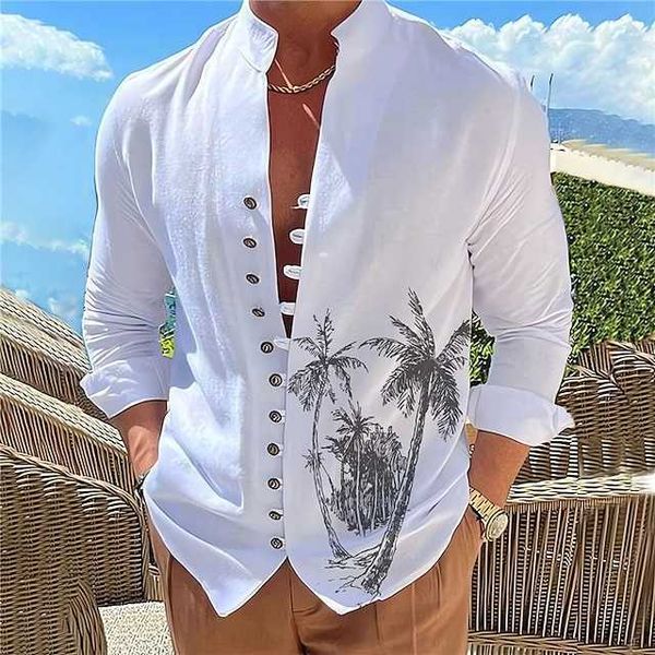 men's shirt summer hawaiian shirt coconut tree graphic prints stand collar outdoor street long sleeve print clothing apparel fashion de, White;black
men's shirt summer hawaiian shirt coconut tree graphic prints stand collar outdoor street long sleeve print clothing apparel fashion de, White;black