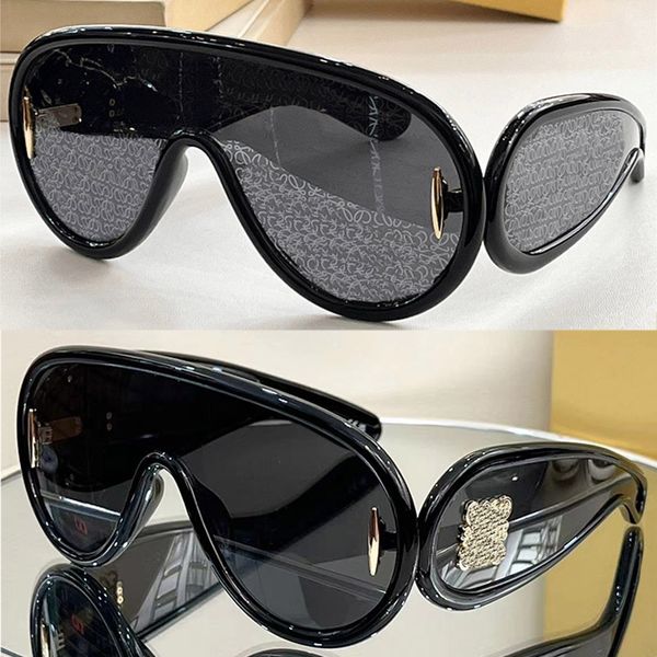 sunglasses designer luxury wave mask lw40108i black with lenses womens oval oversized frame glasses acetate fiber mask fashion runway glasse, White;black
sunglasses designer luxury wave mask lw40108i black with lenses womens oval oversized frame glasses acetate fiber mask fashion runway glasse, White;black