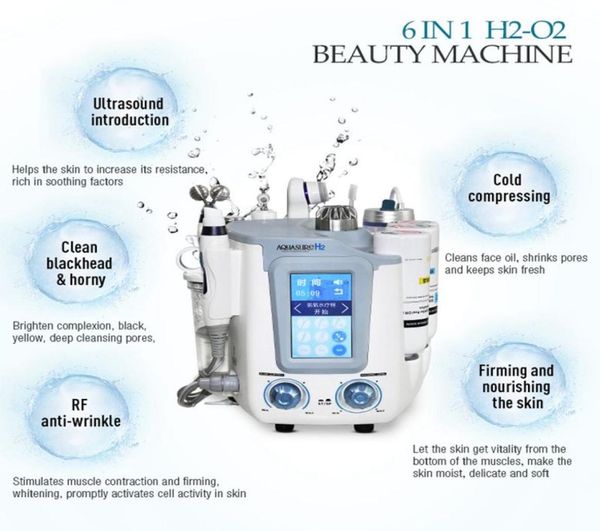 6 in 1 aquasure h2 o2 water dermabrasion hydra facial machine bio lifting massage aqua peeling face care deep clean anti aging7992314
6 in 1 aquasure h2 o2 water dermabrasion hydra facial machine bio lifting massage aqua peeling face care deep clean anti aging7992314