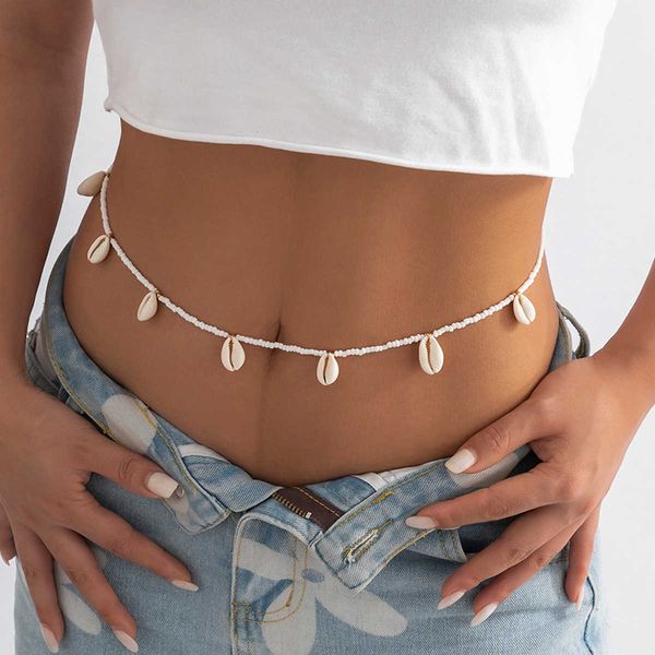 simple shell pendant waist chain for women bohemian white color beaded belly chain bikini body chain summer beach vacation bijou aa230531, Silver
simple shell pendant waist chain for women bohemian white color beaded belly chain bikini body chain summer beach vacation bijou aa230531, Silver