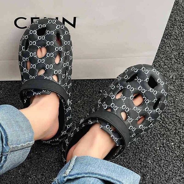 slippers summer women printed beach clogs letters prints holes shoes sandals ladies flat soft eva cushion fashion men home slides 220708, Black
slippers summer women printed beach clogs letters prints holes shoes sandals ladies flat soft eva cushion fashion men home slides 220708, Black